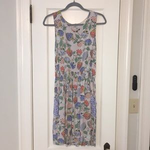 Matilda Jane In Full Bloom Button Dress Size Small with floral print pockets
